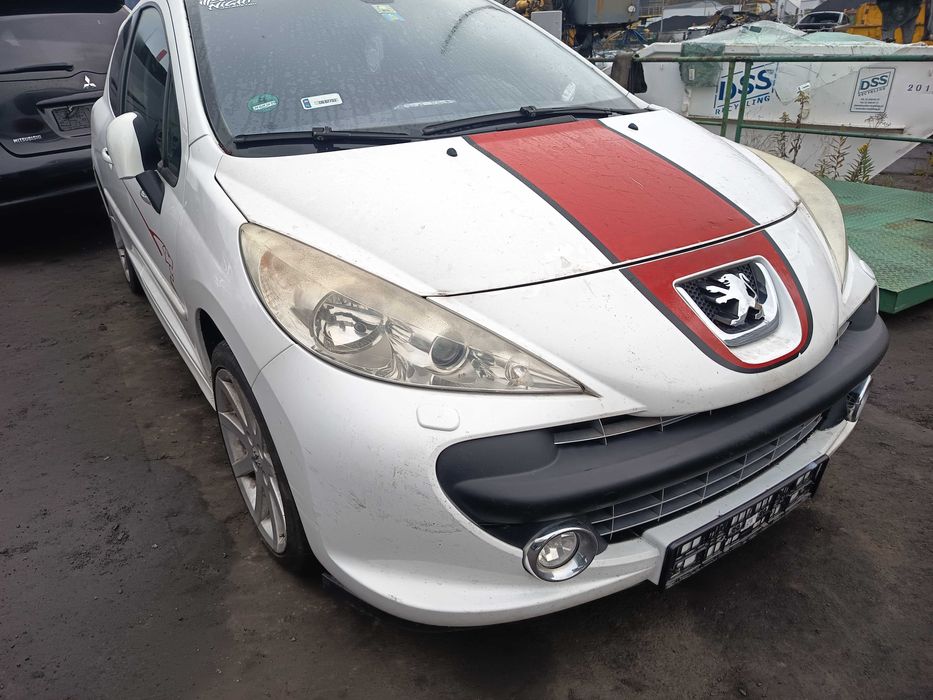 Peugeot 207 RC Sport zderzak przedni biały FV transport/dostawa