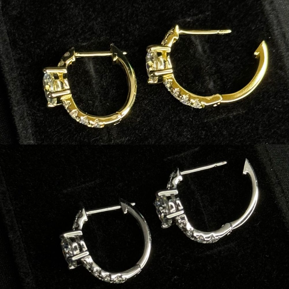 !!СПЕЦІАЛЬНА ЦІНА!! Преміальні сережки з муассанітам 2.36 ct