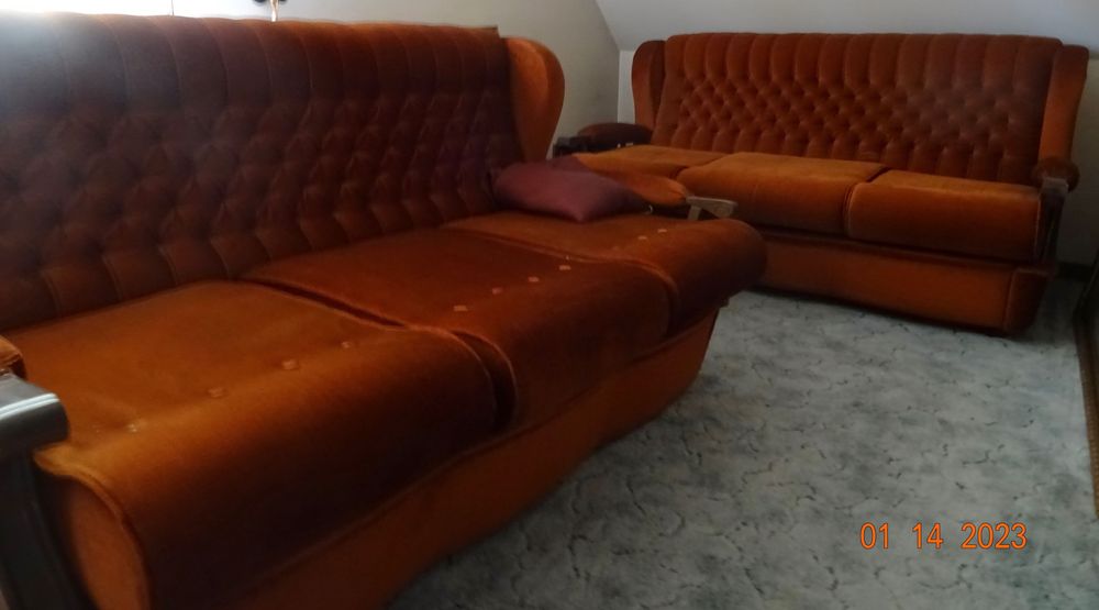 Nowa cena - Komplet wypoczynkowy (2 sofy, 2 fotele) - 325 zł/sztuka