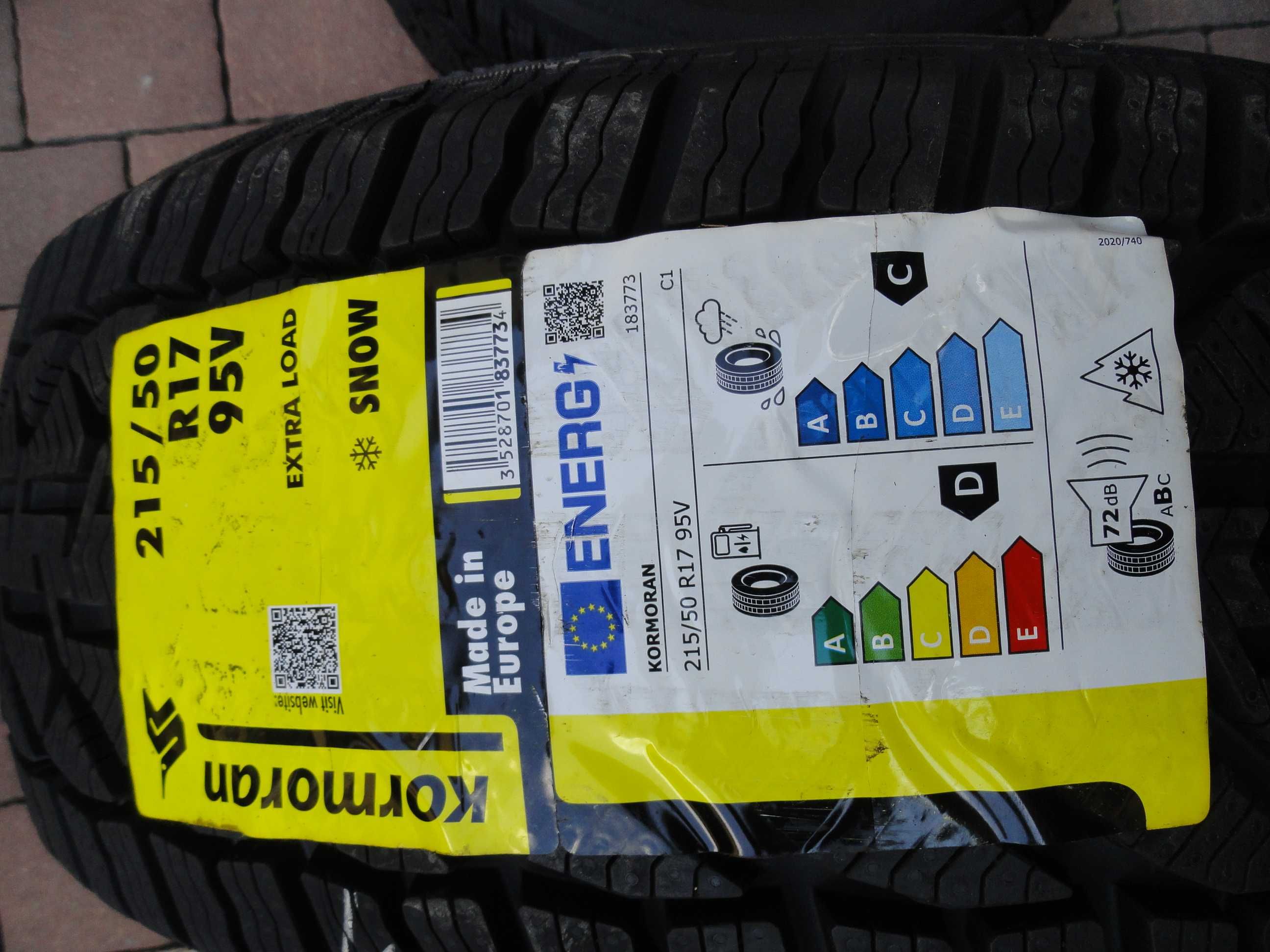 215/50R17 Kormoran 2 sztuki ZIMA NOWE 2021 rok