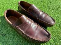 Sapato de Vela em Pele Castanha Homem - Atlanta Mocassin - Tamanho 40
