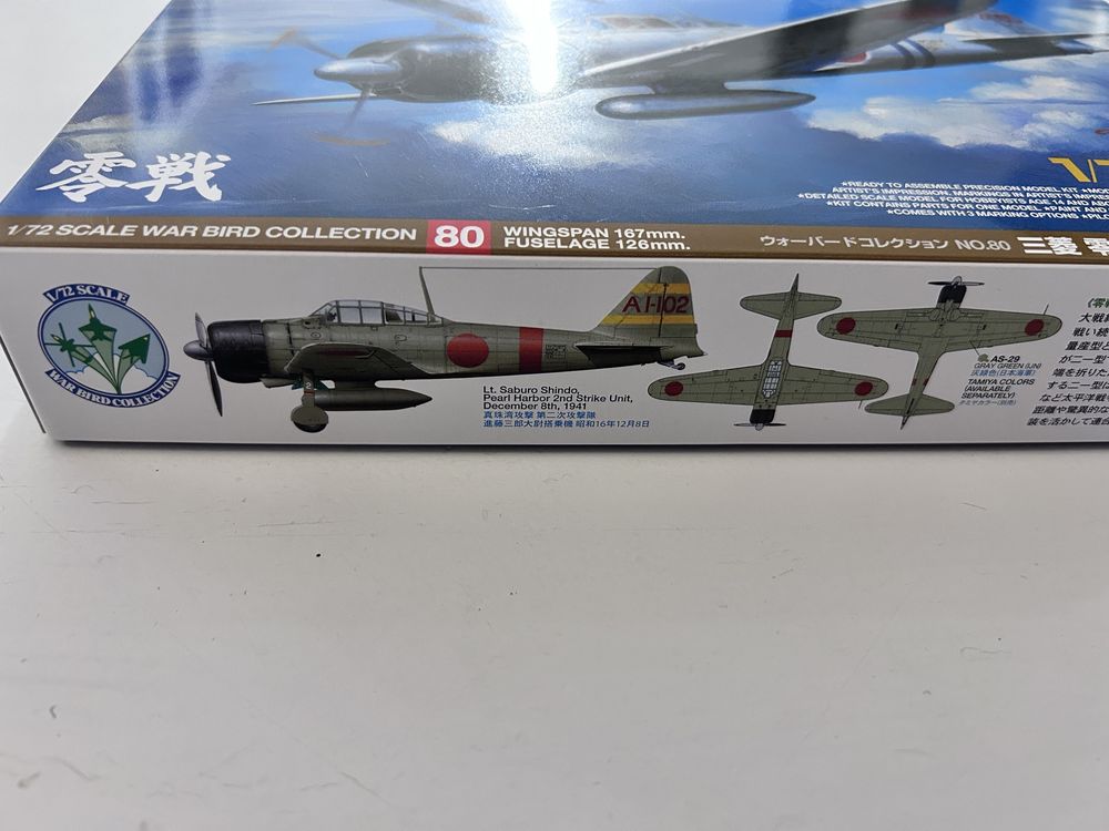 Samolot Mitsubishi A6M2b Zero Model Tamiya 60780