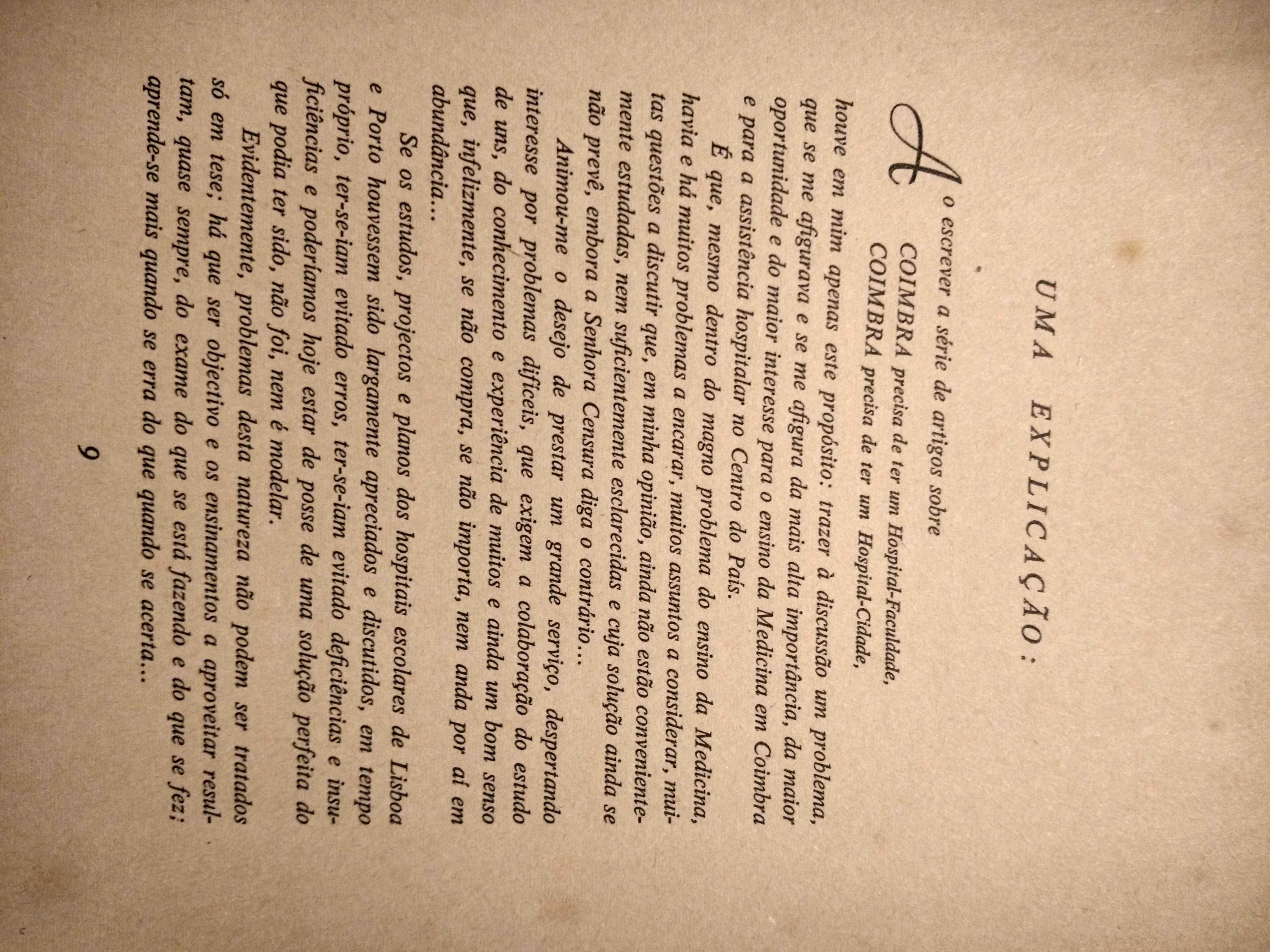 Subsídios para sua História - Coimbra - Bissaya Barreto - 1961