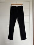 Czarne długie spodnie jeansy Levi’s 724 high rise straight W31 L32