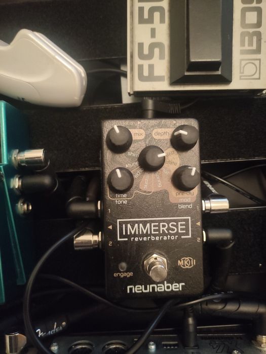 Pedal de reverb Neunaber immerse mkii reverb l