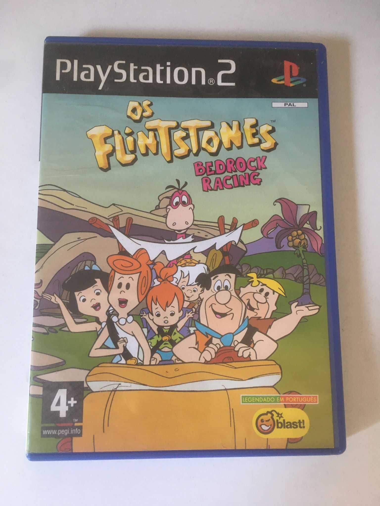 PS2 - Os Flinstones: Bedrock Racing