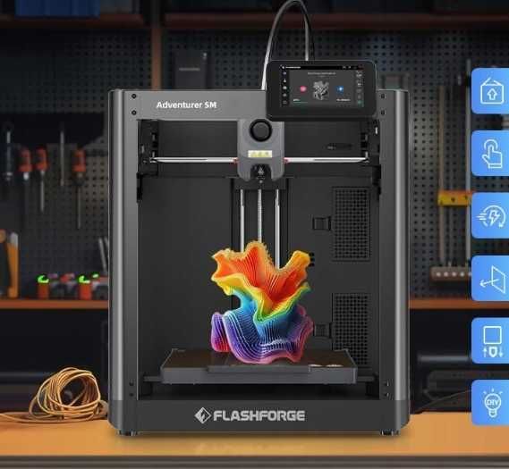 Drukarka 3D FLASHFORGE AD5M automatyczne poziomowanie 600mm/s druk FDM