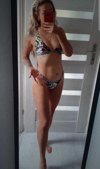 Strój kąpielowy dwuczęściowy bikini sexi sexy plaża plażowy S M
