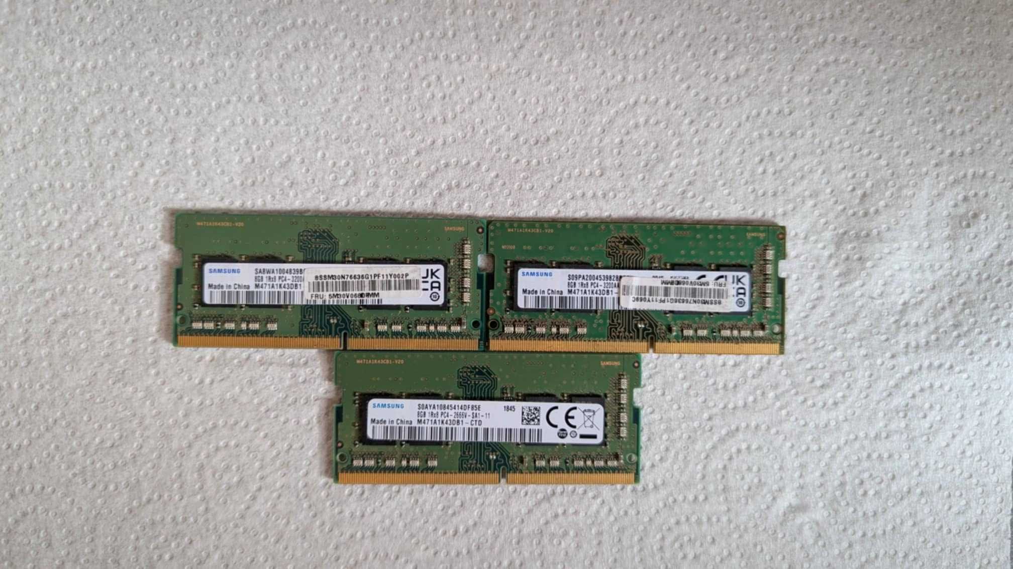 RAM DDR3 DDR4 SODIMM 4GB 8GB 16GB 1600–3200MHz Laptop