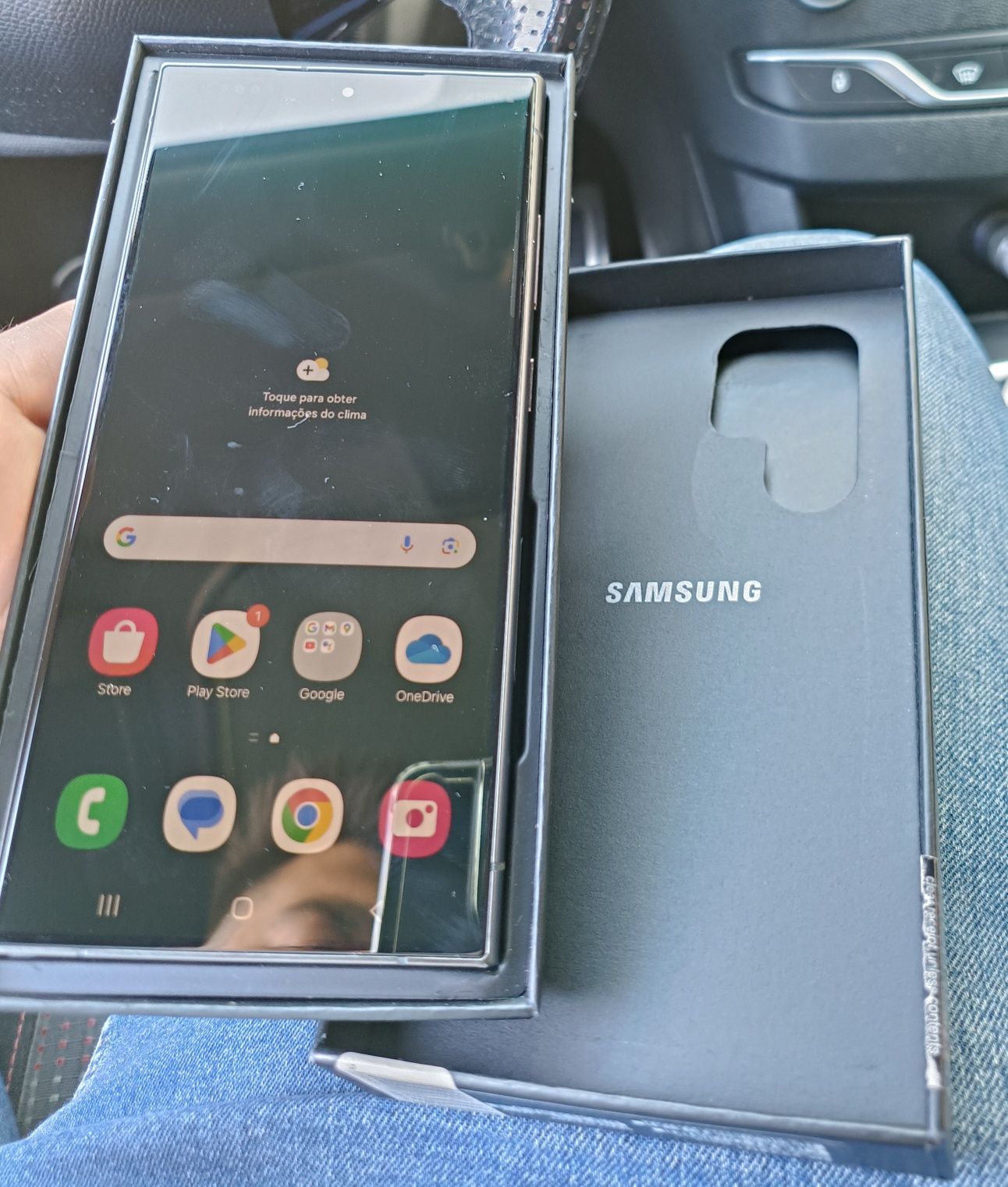 SAMSUNG S24 ULTRA Titanium Black- Troco por iPhone 15 pro max
