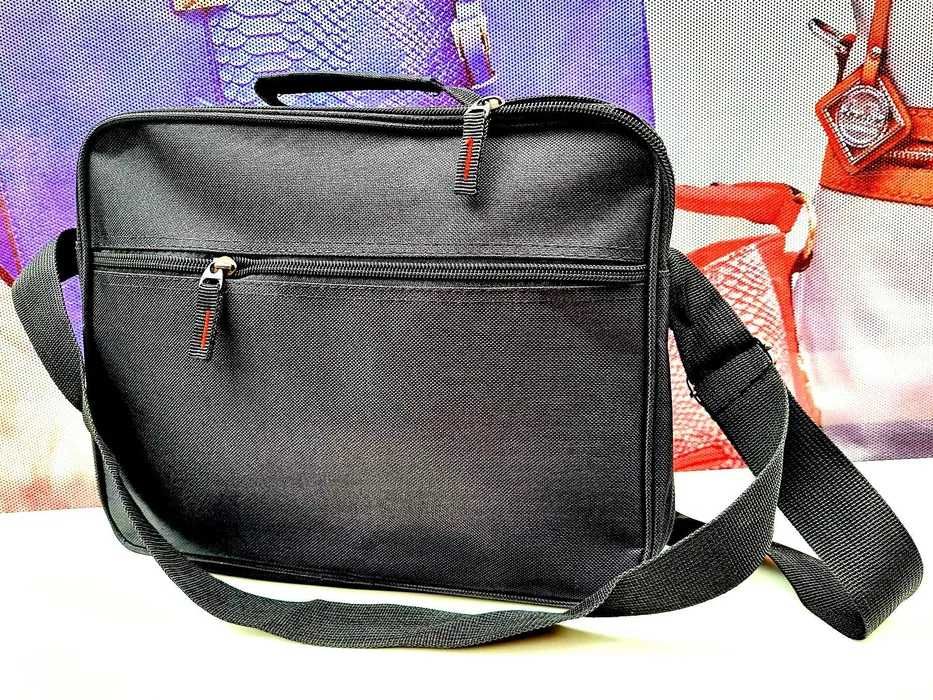 Wygodna męska saszetka Ormy pozioma z trwałej tkaniny NOWA