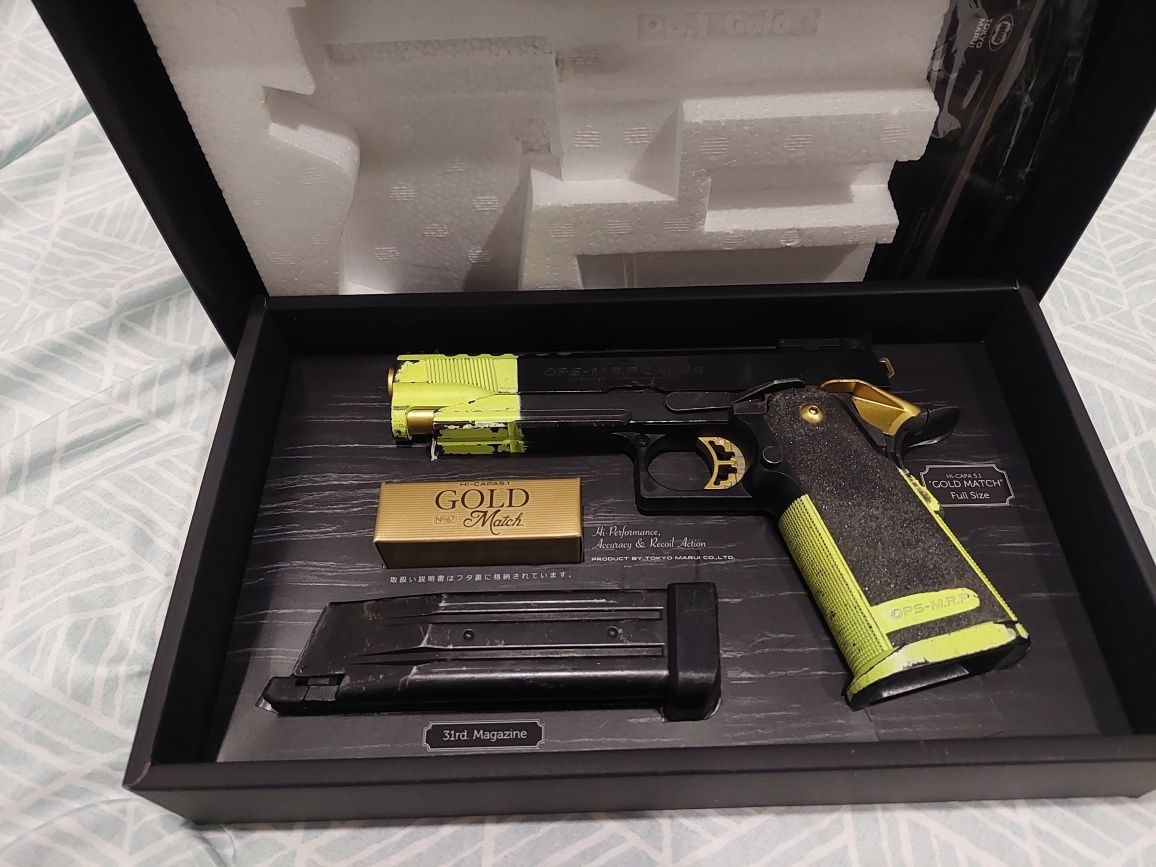 Airsoft tokyo marui hi-capa 5.1 Gold Match