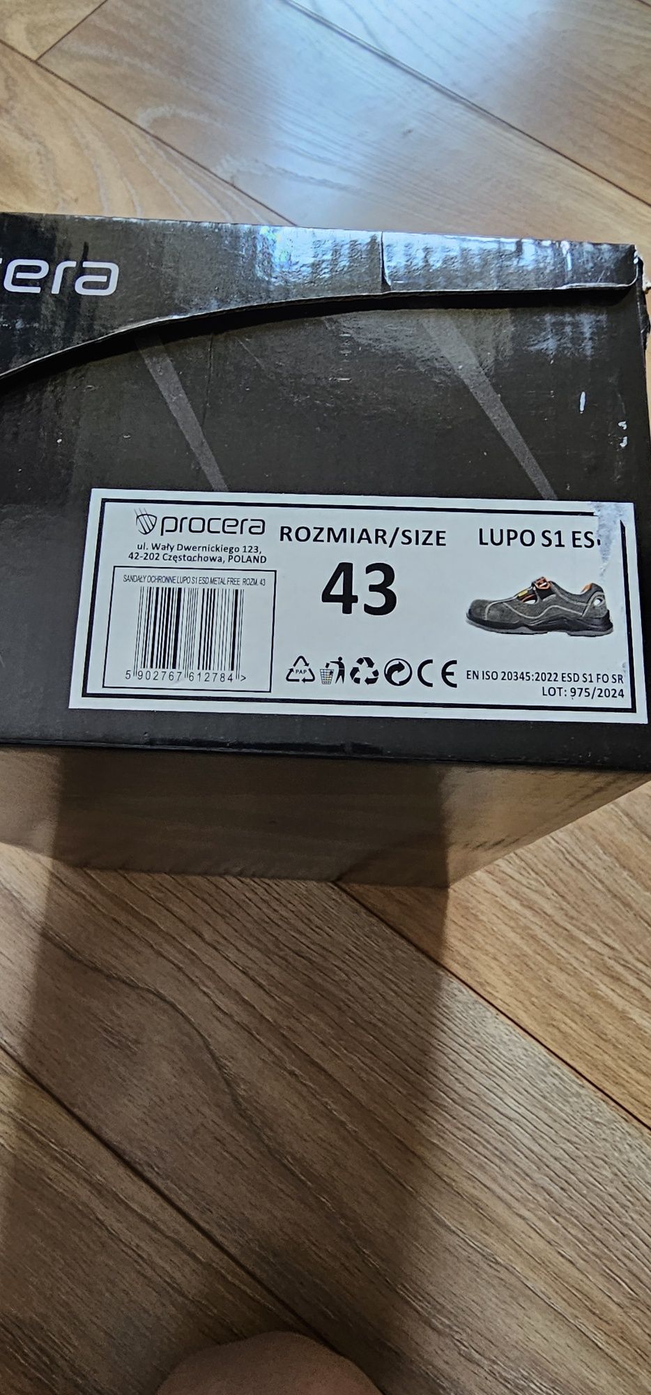 Procecra buty robocze lupo S1 ESD