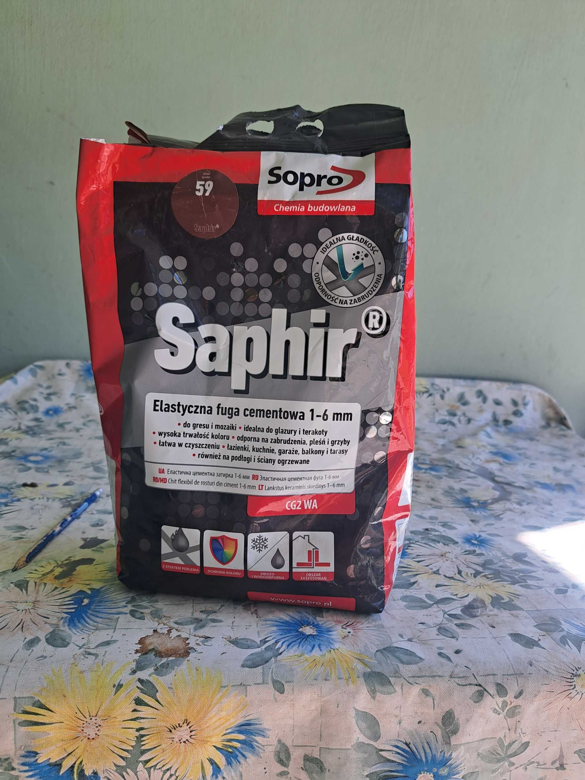 Fuga elastyczba  Saphir Sopro 59 Brąz Bali 2,4 kg