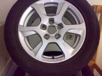 4 jantes originais AUDI/VW tamanho 16 com pneus