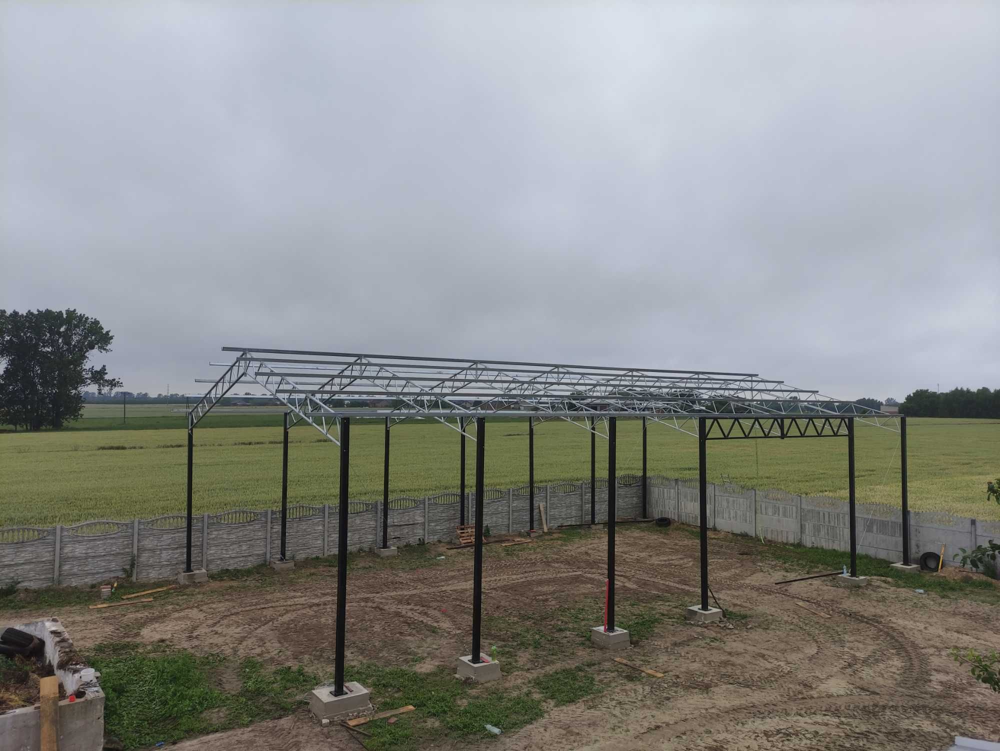Konstrukcja ocynkowana NOWA - 10m x14 m Wiata Rolna Garaż Hala Magazyn