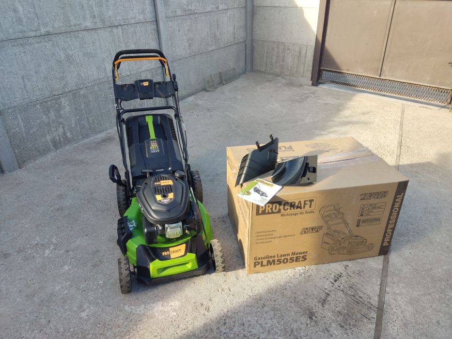 Газонокосарка бензинова Procraft PLM505ES состояние новое.