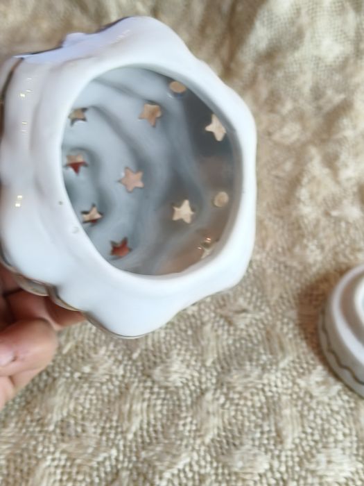 Ceramiczny świecznik na tea lights choinka 13