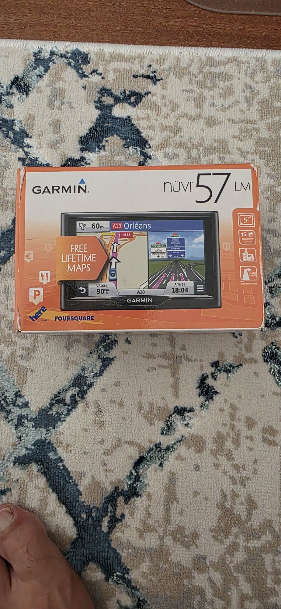 GPS Garmin nuvi 57 LM Mapas vitalícias
