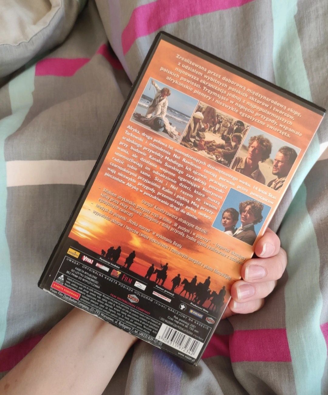 Kaseta VHS W pustyni i w puszczy