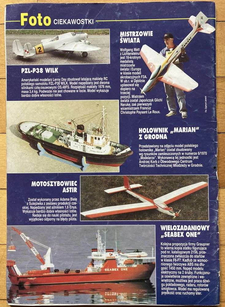 Czasopismo Modelarz  3/98