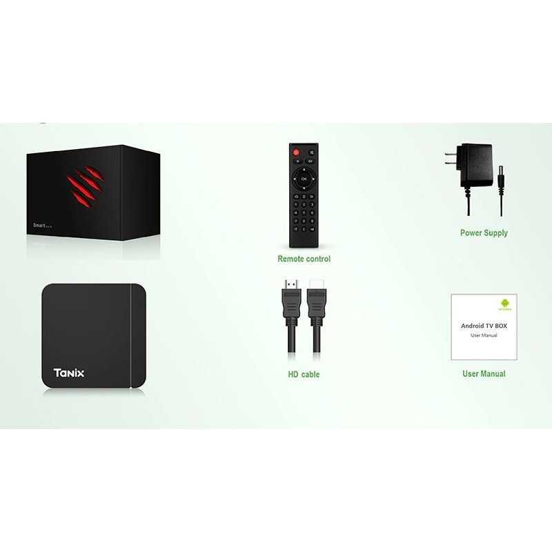 Tanix W2 4/32 Гб - Настроена! Гарантия. Оригинал. Смарт тв приставка