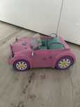 Duze auto dla lalek rozowe