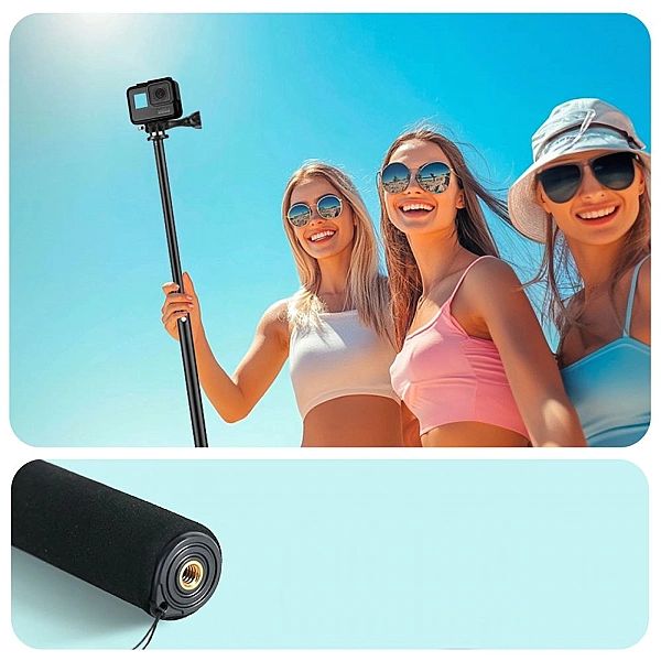 Tech-Protect Ga100 Monopad & Selfie Stick Gopro / Dji Black