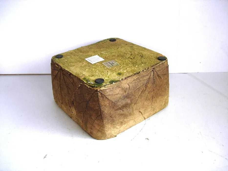 Donica handmade cement mała 16 x 16 kwadrat nowa