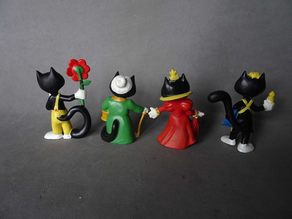 Figuras em PVC da coleção Gatos