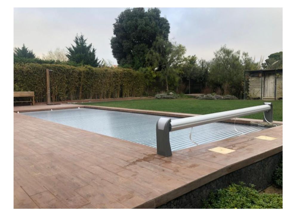 Cobertura de laminas para piscina e aquecimento  Mergulho Salgalgado