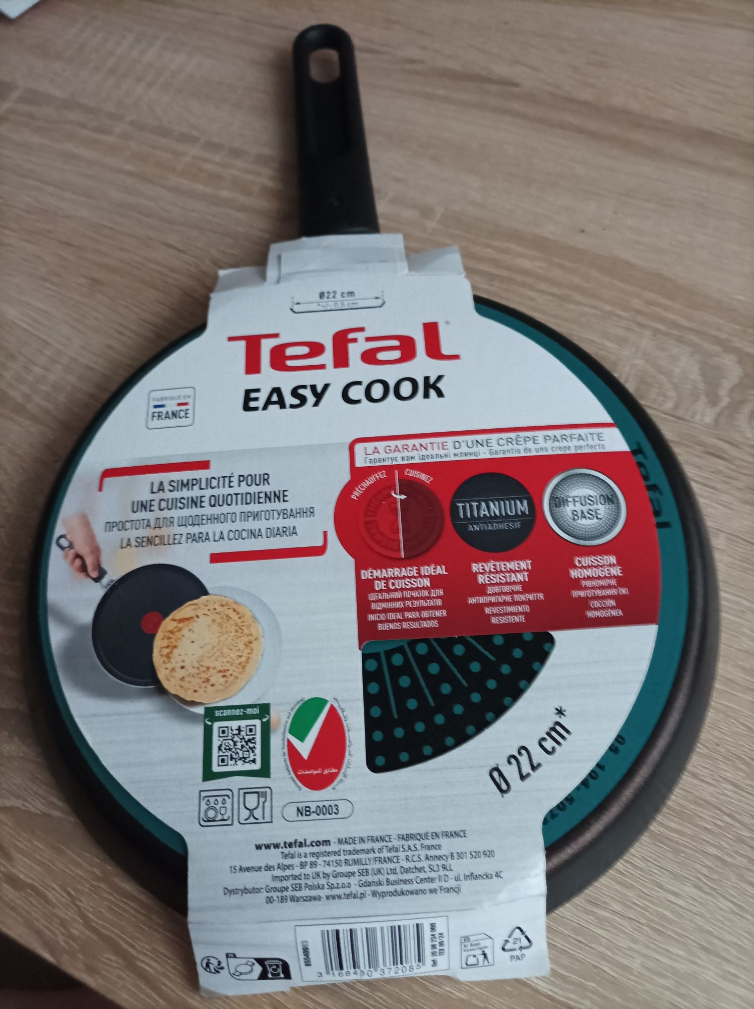 Patelnia marki Tefal do naleśników