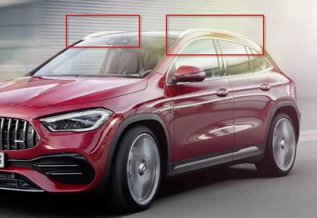 Thule Wingbar Edge bagażnik dachowy relingi belki Mercedes GLA H247