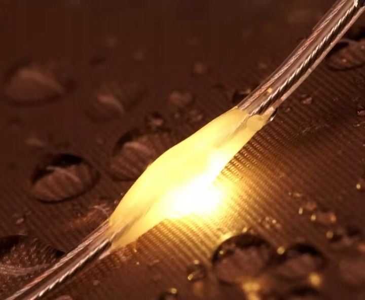 Професійна LED-гірлянда SunLamp 22м 200led USB, мідний дріт, IP67