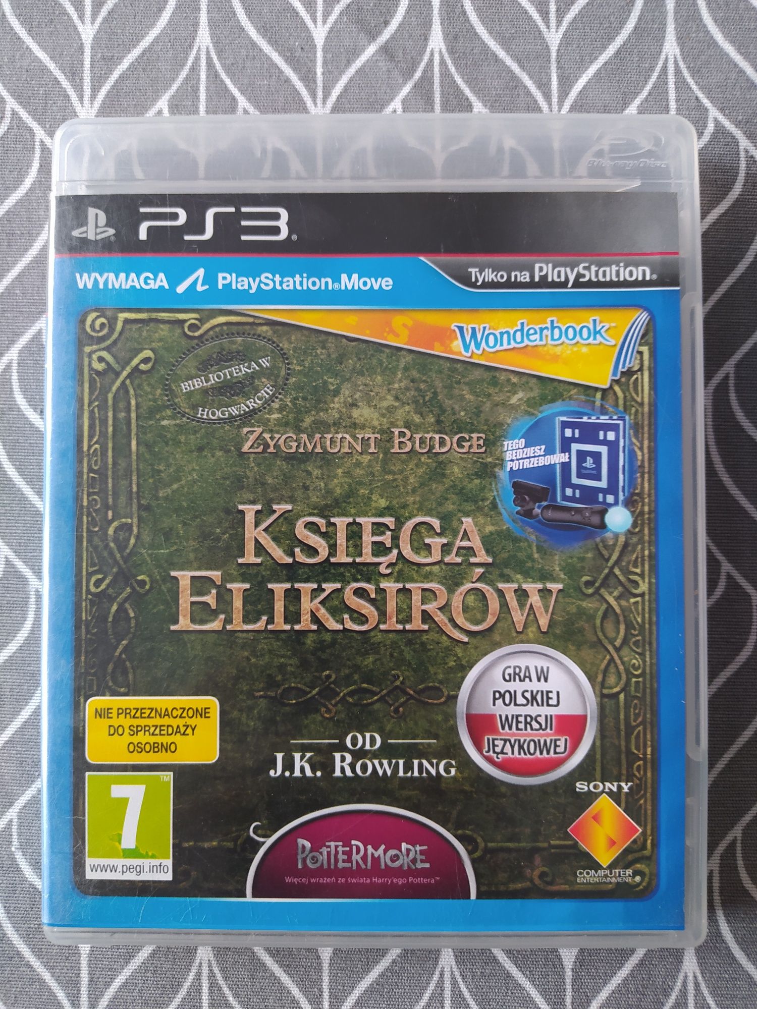 Gra Księga Eliksirów PS3 wersja PL