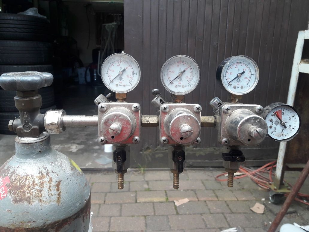 Reduktor co2 piwo piwa akwarium potrojny sprawdzony cornelius odl