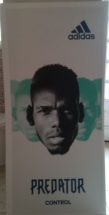 Outdoors publicitários Pogba Messi Suárez 120x60cm