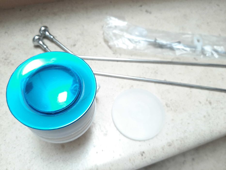 2 torneiras de lavatório SENSEA PUNA com varão e válvula