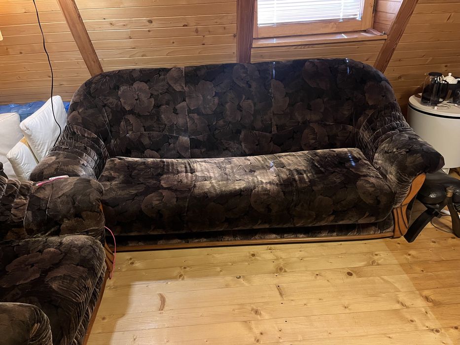 Zestaw wypoczynkowy - sofa i 2 fotele