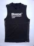 Czarna koszulka męska tank top Diverse
