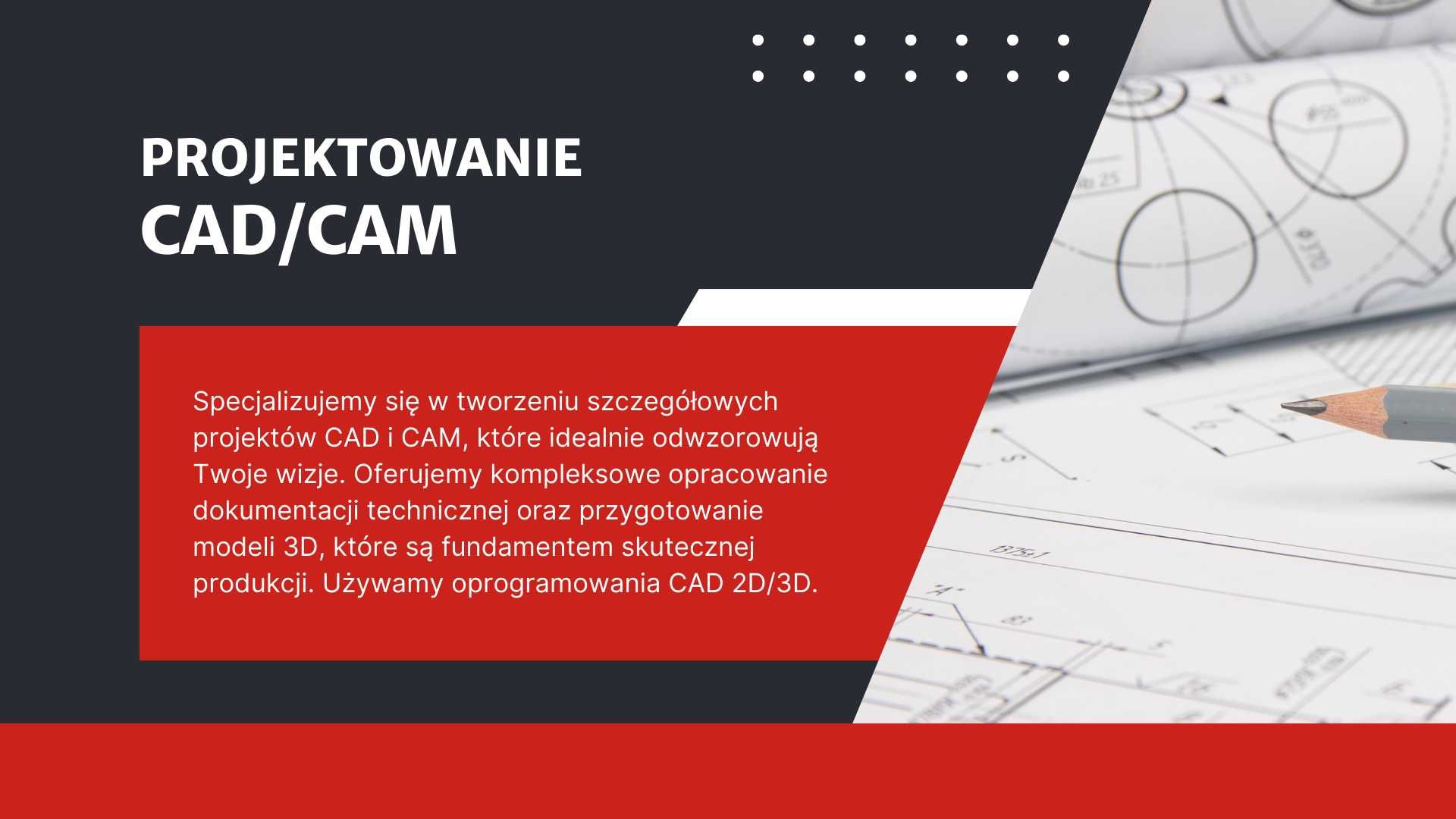 Projektowanie i programowanie CAD / CAM / PLC / HMI oraz Druk 3D