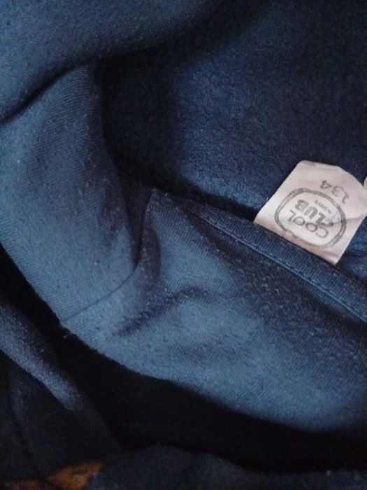 Bluza dresowa chłopięca w auta, traktory i owce Cool Club r.134