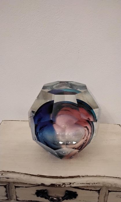 Vintage wazonik  szkło , kryształ