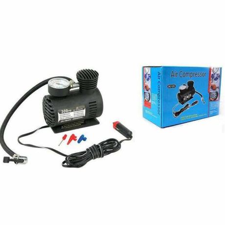 Автомобильный компрессор 300pi насос для колес Air Compressor DC-12V