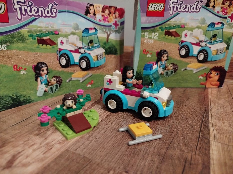 LEGO friends karetka weterynarza kod 41086
