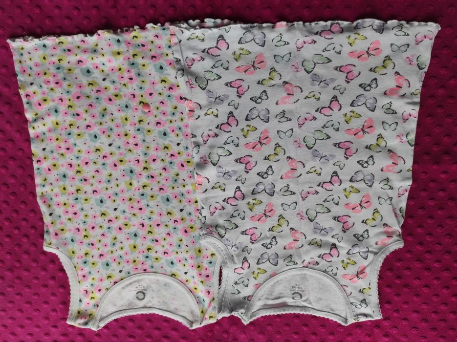 Dwie podkoszulki dziewczęce r. 122/128, H&M