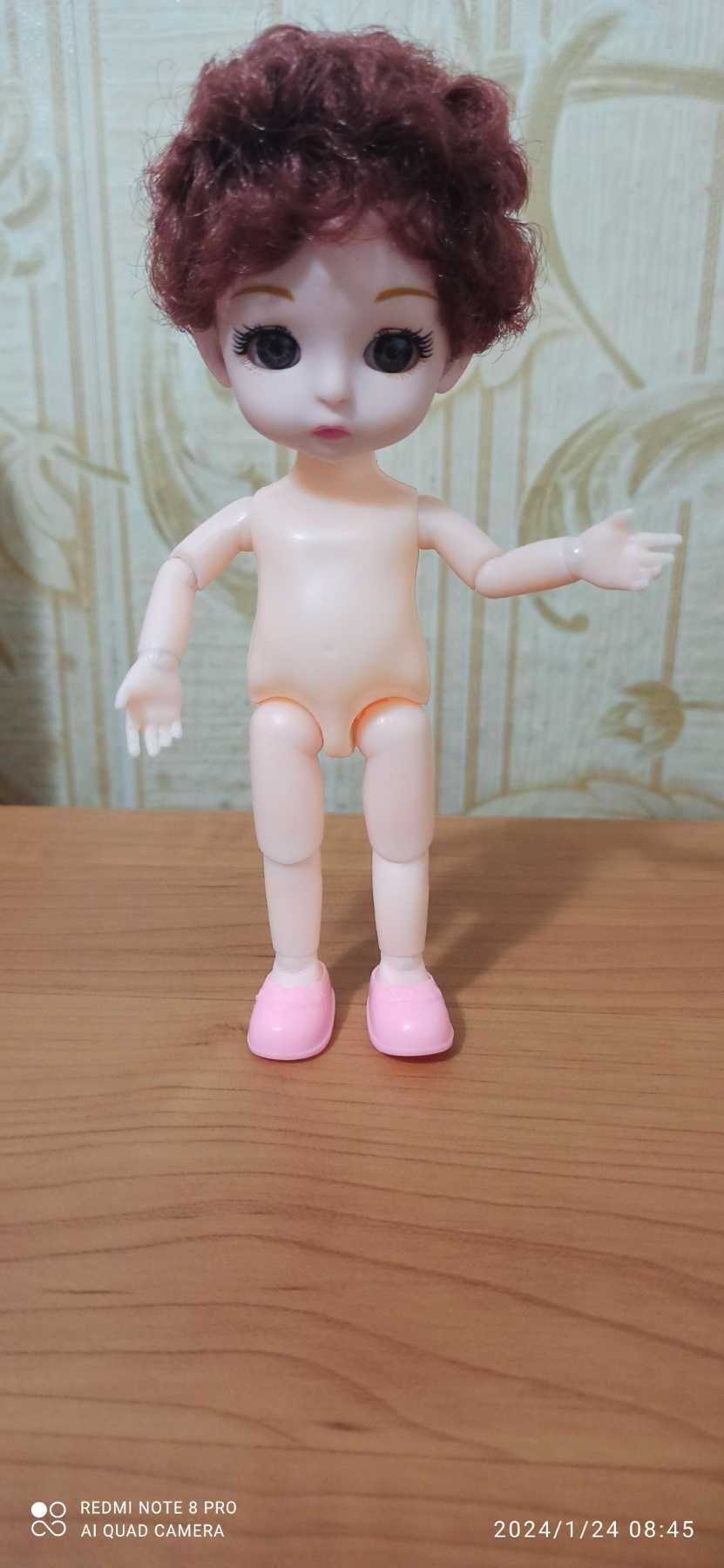 Кукла шарнирная, 16 см, новое