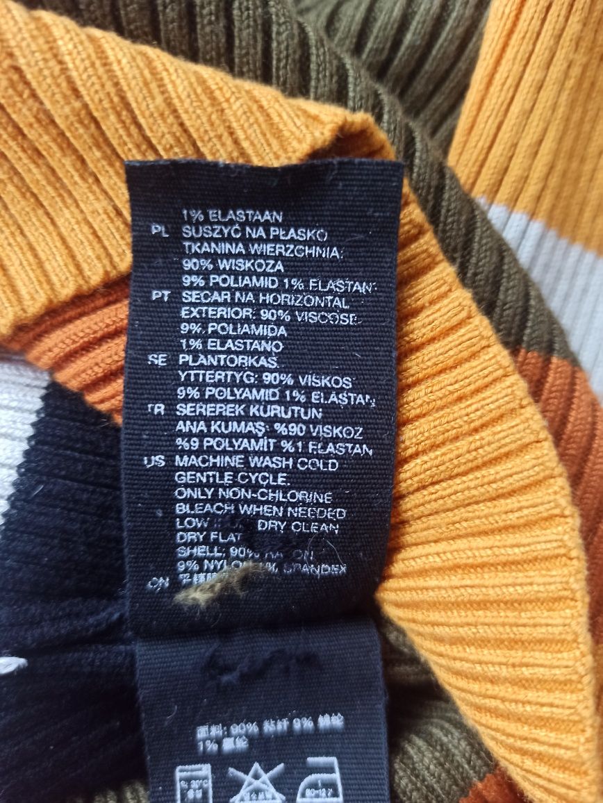 Sweter &other stories wiskoza lekko bufiaste rękawy