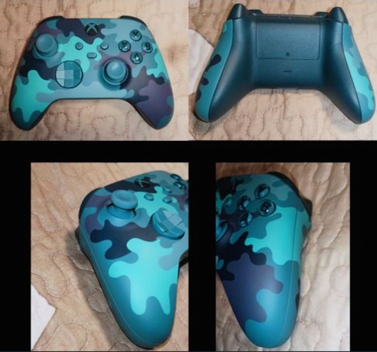 Kontroler Xbox Mineral Camo, wzór moro. Wersja specjalna. Mało używane