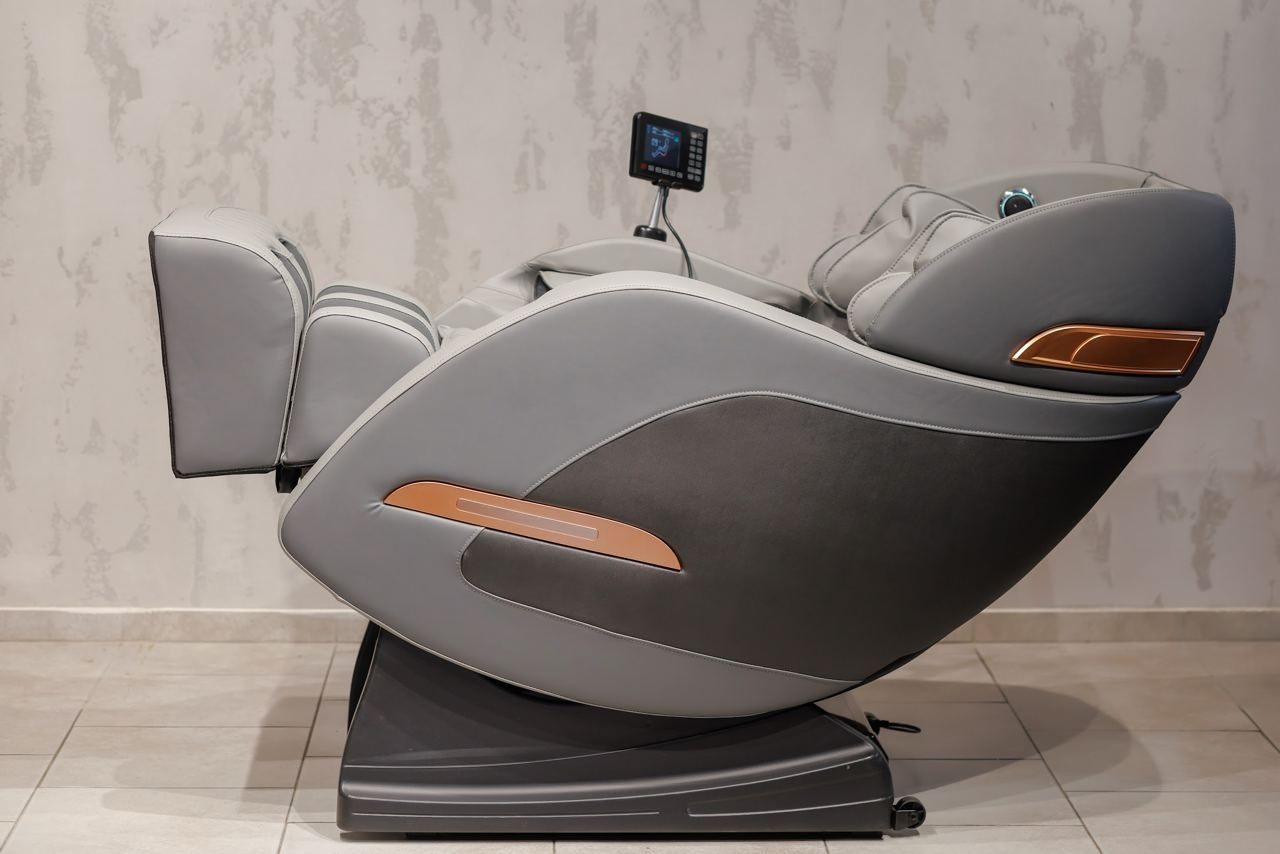 Масажне крісло XZERO Y14 SL Premium Gray Массажное кресло